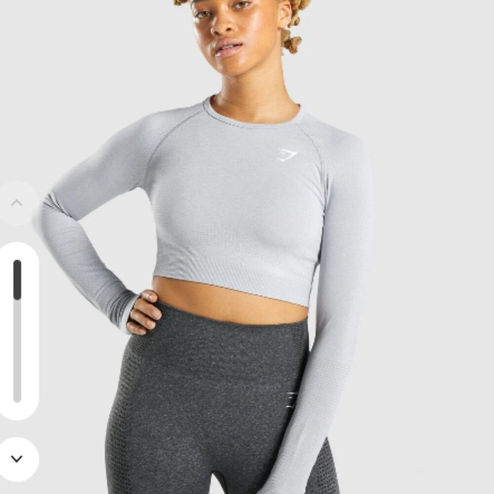 Vital Seamless 2.0 Long Sleeve Crop Top